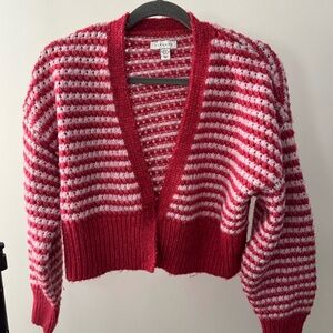 Topshop Knitted Cropped Cardigan